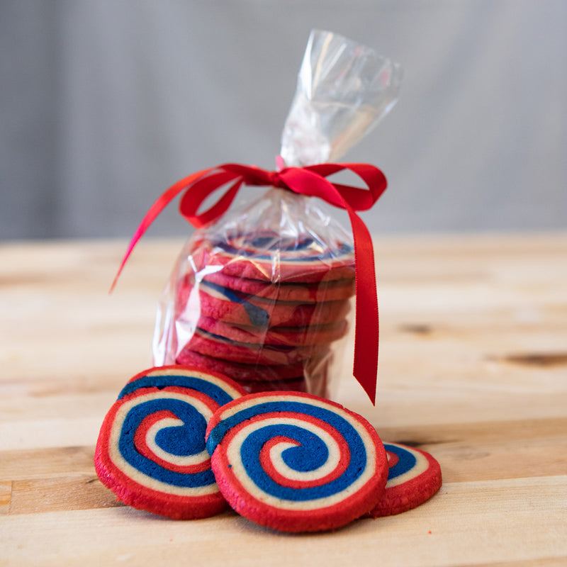 4th of July Pinwheel Cookies