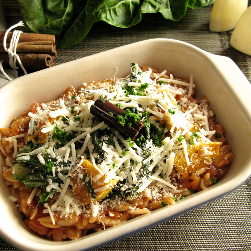 Vegetarian Greek Orzo Casserole