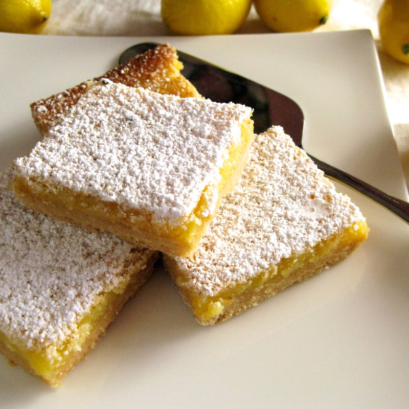 Fresh Lemon Curd Cookie Bars