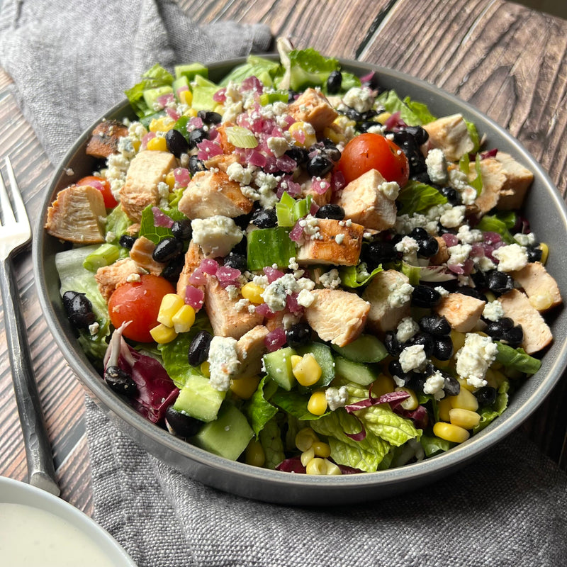 BBQ Chicken Salad with Ranch Dressing