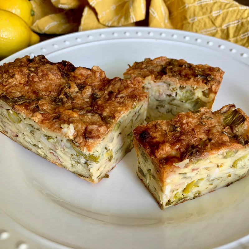 Asparagus and Arugula Frittata