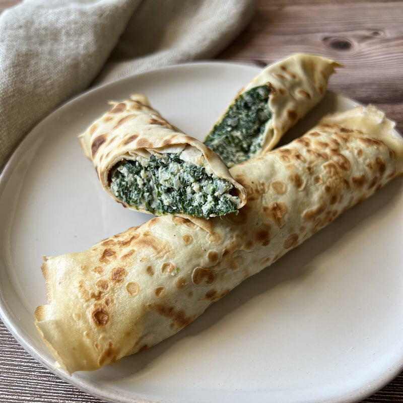 Spinach Ricotta Crepes