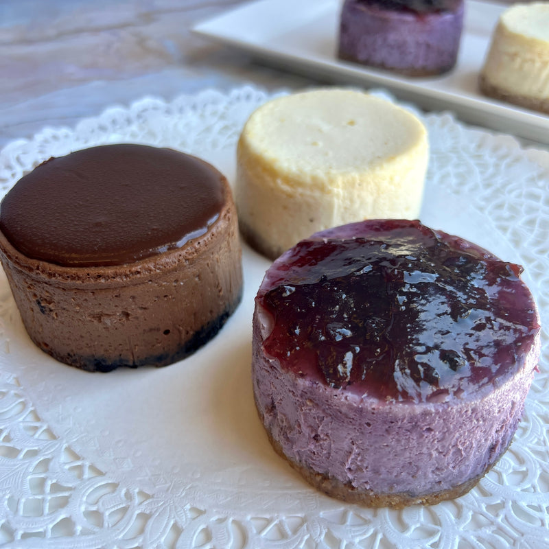 A Trio of Cheesecakes