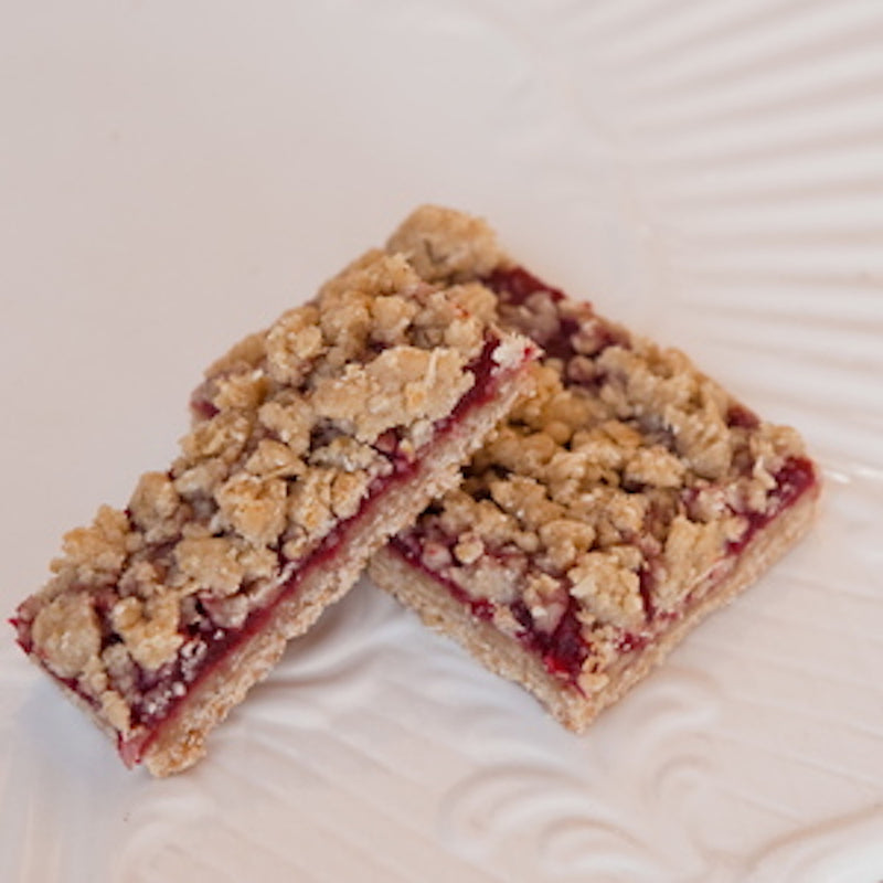 Raspberry Sweetheart Shortbread Bars