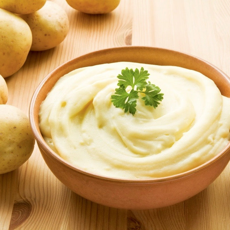 Garlic Mashed Potatoes with Gruyere