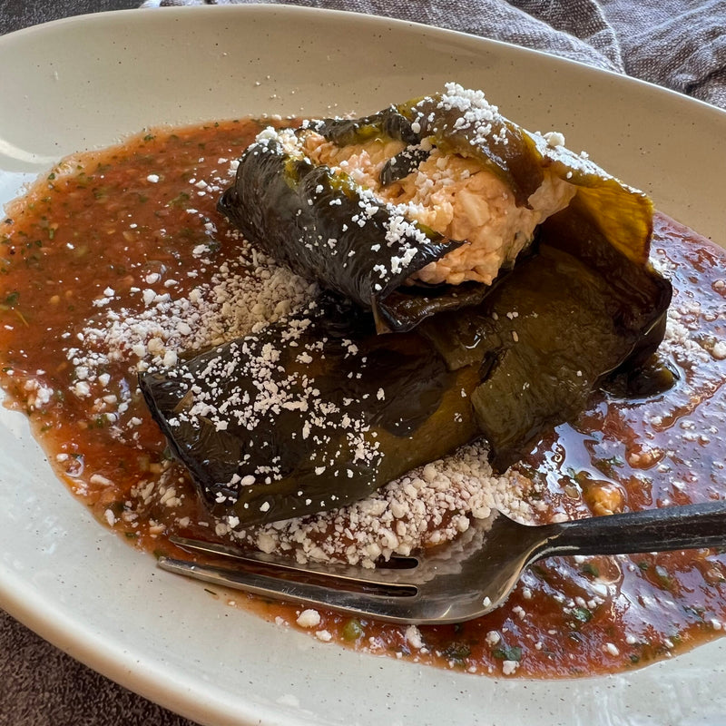 Chicken Stuffed Poblano Chilies