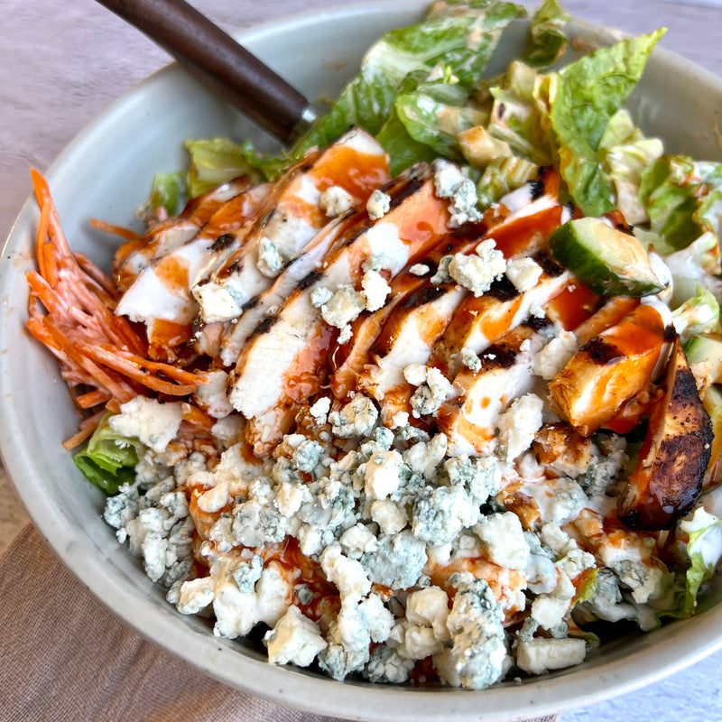 Grilled Buffalo Chicken Salad