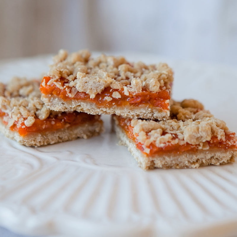 Apricot Crumble Bars
