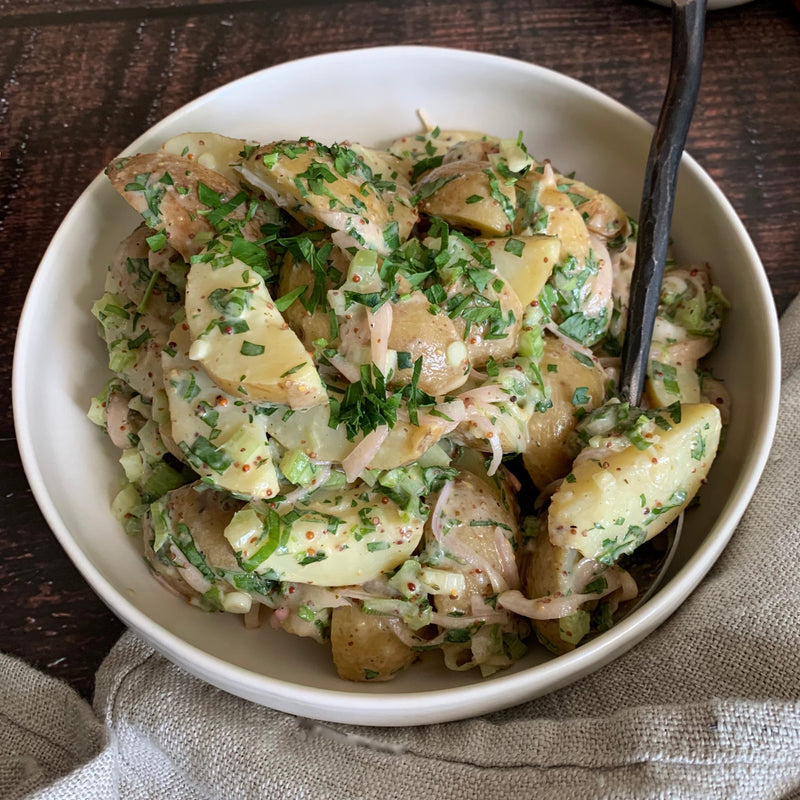 German Style Yukon Gold Potato Salad