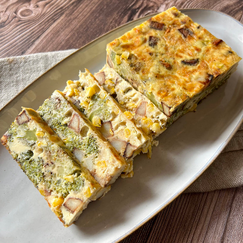 Broccoli Corn Tarragon Frittata