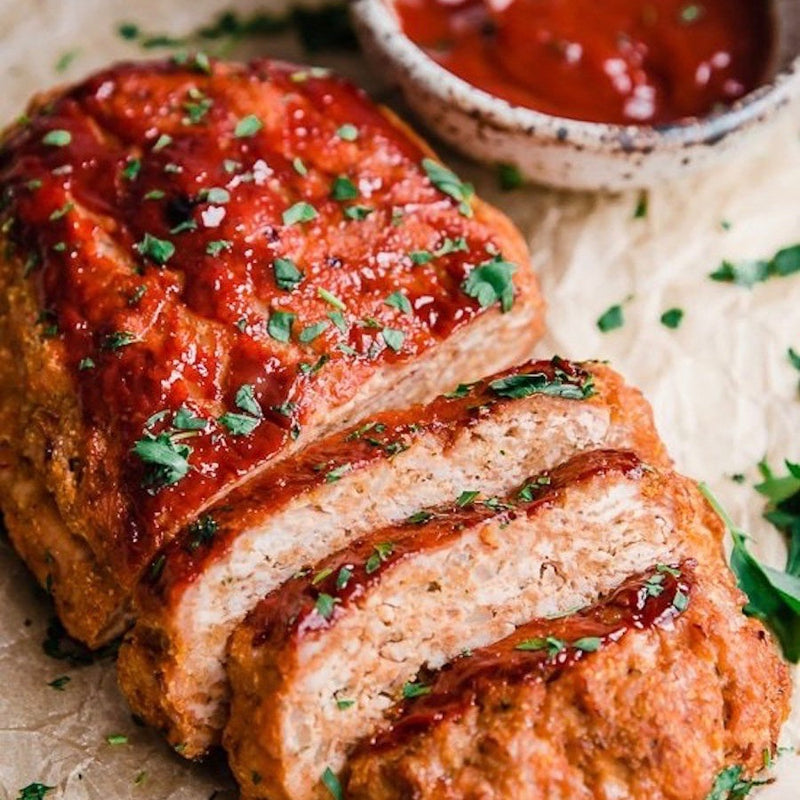 Mom's Savory Beef Meatloaf with Marinara Sauce