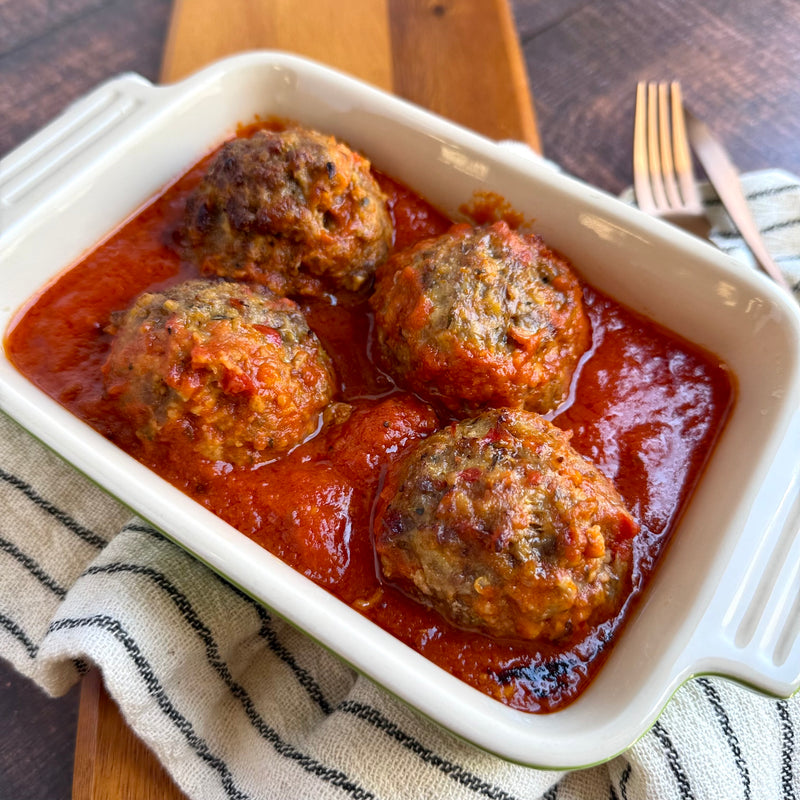 Lamb Meatballs with Sambal Tomato Sauce