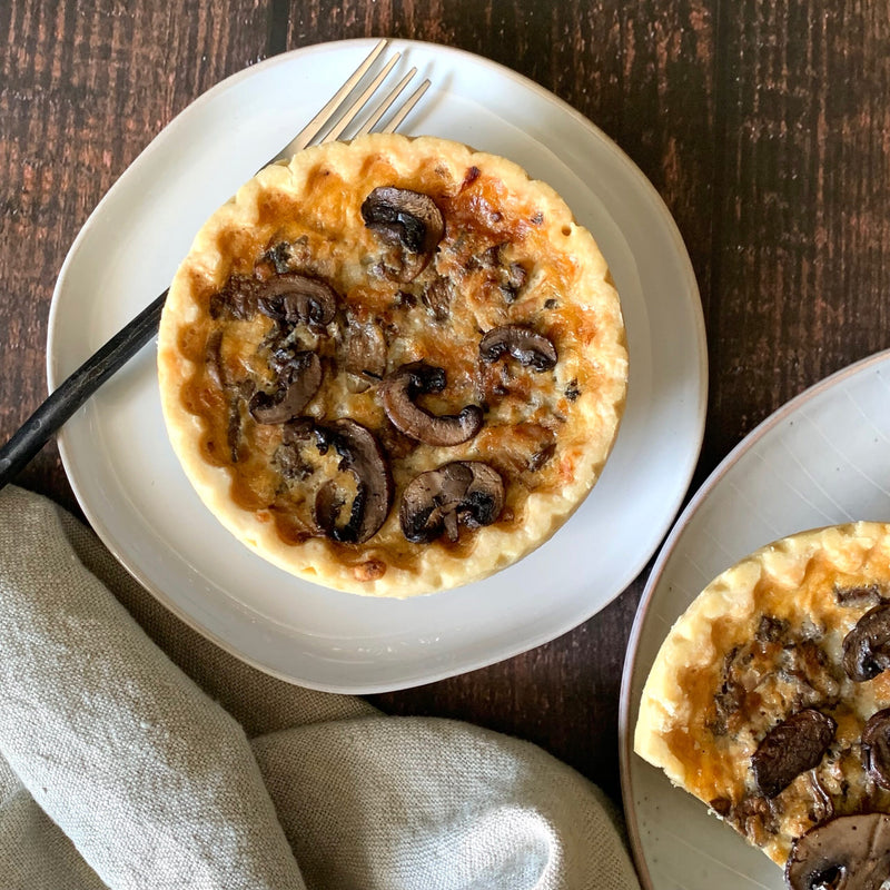 Over the Top Mushroom Quiche