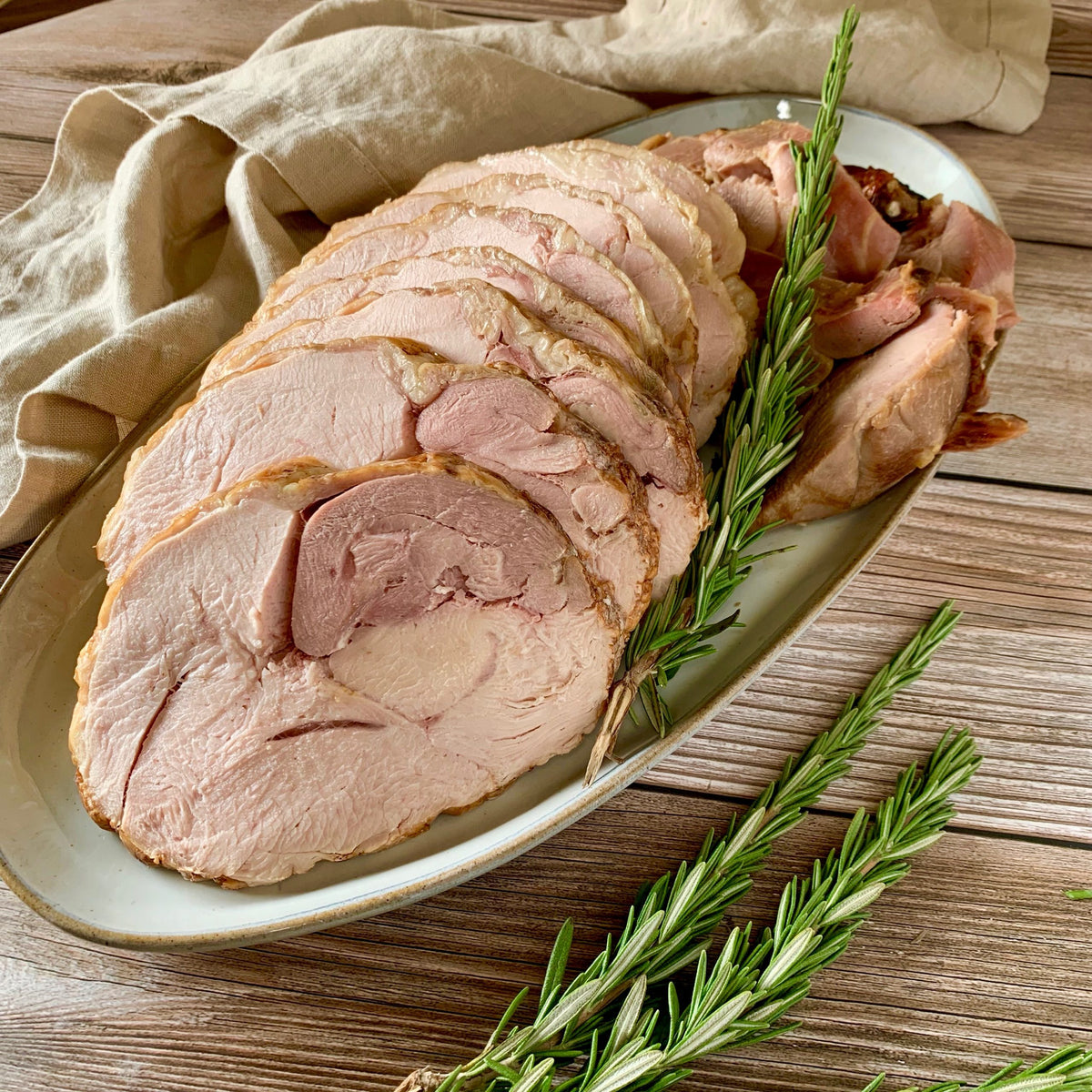 Carved Diestel Turkey with Velvet Gravy