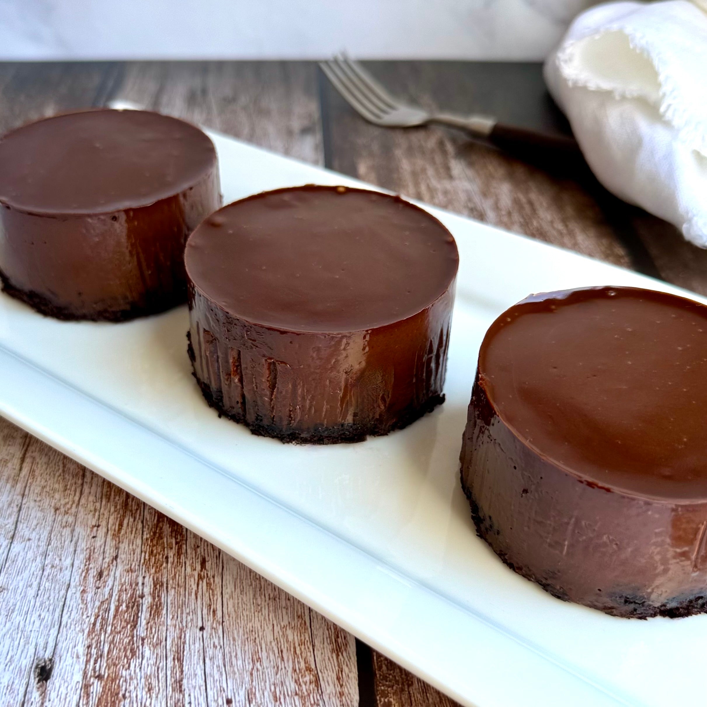 Individual Chocolate Mousse Tortes
