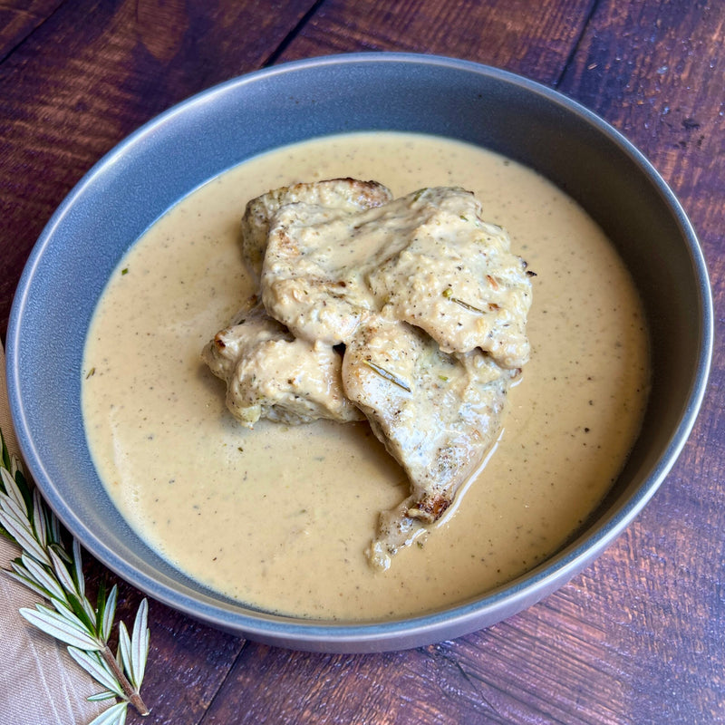 Rosemary Chicken with Fresh Herb Wine Sauce