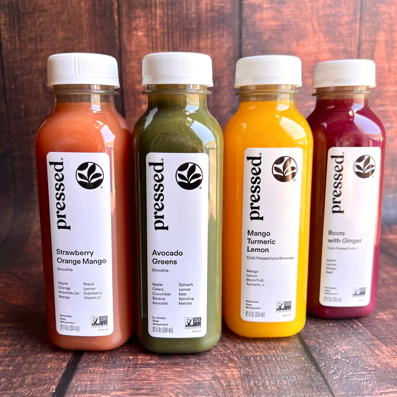 Pressed Juicery • Quartet Of Juices And Smoothies