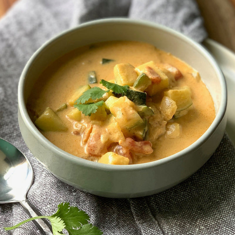 Senegalese Zucchini & Peanut Soup