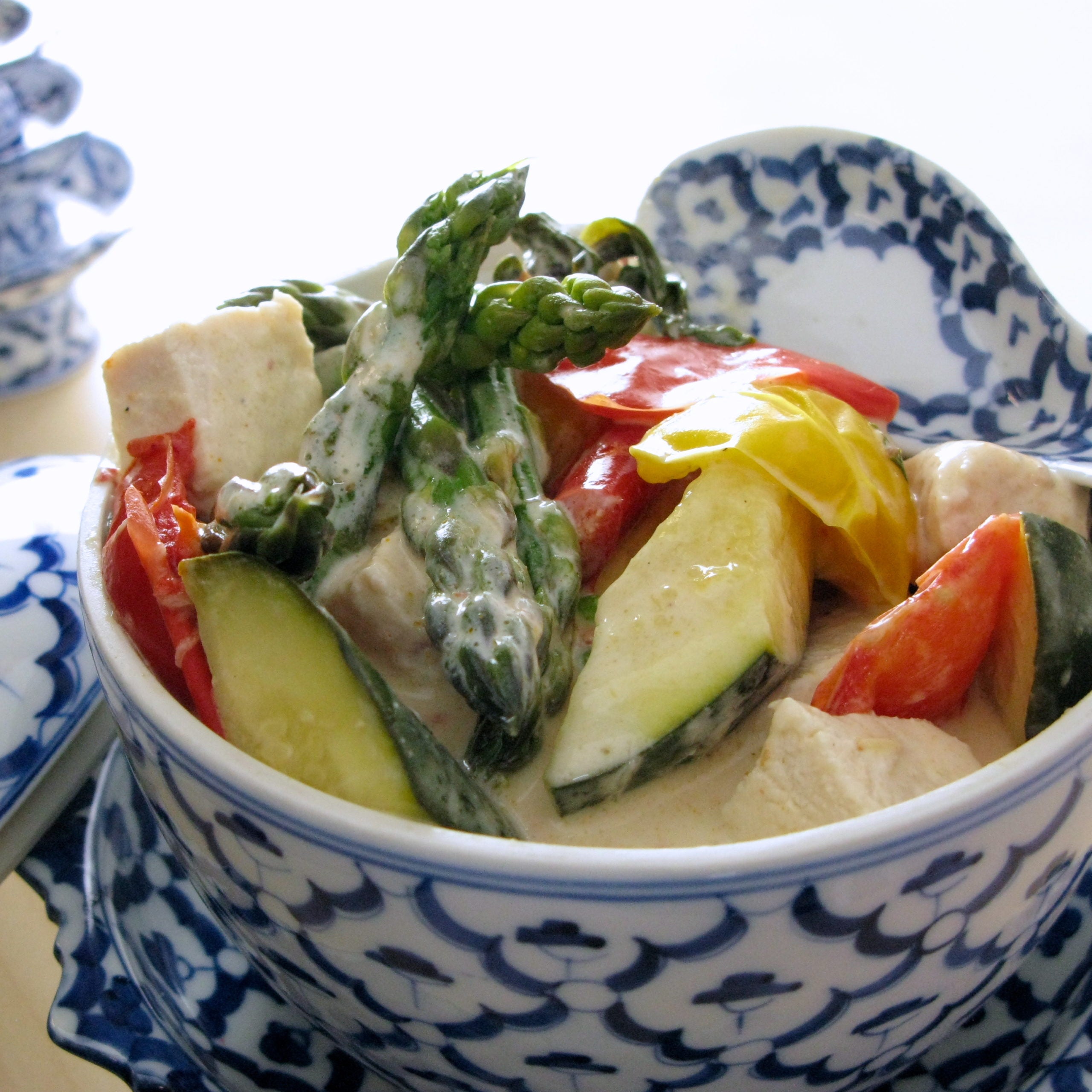 Thai Chicken & Vegetables with Coconut Basil Sauce