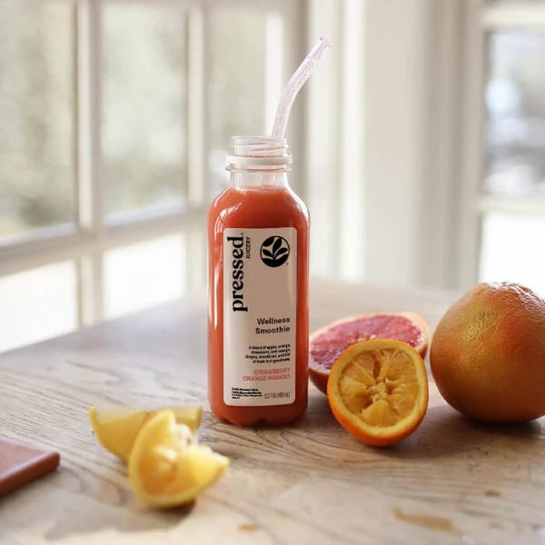 Pressed Juicery • Strawberry Orange Mango Wellness Smoothie