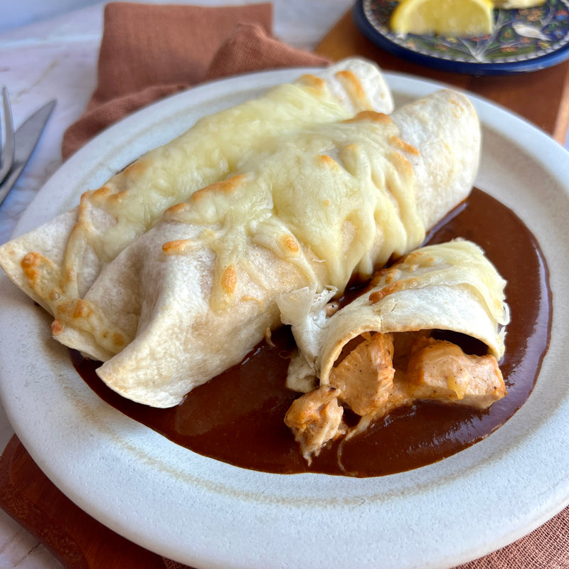 Chicken Enchiladas with Red Mole