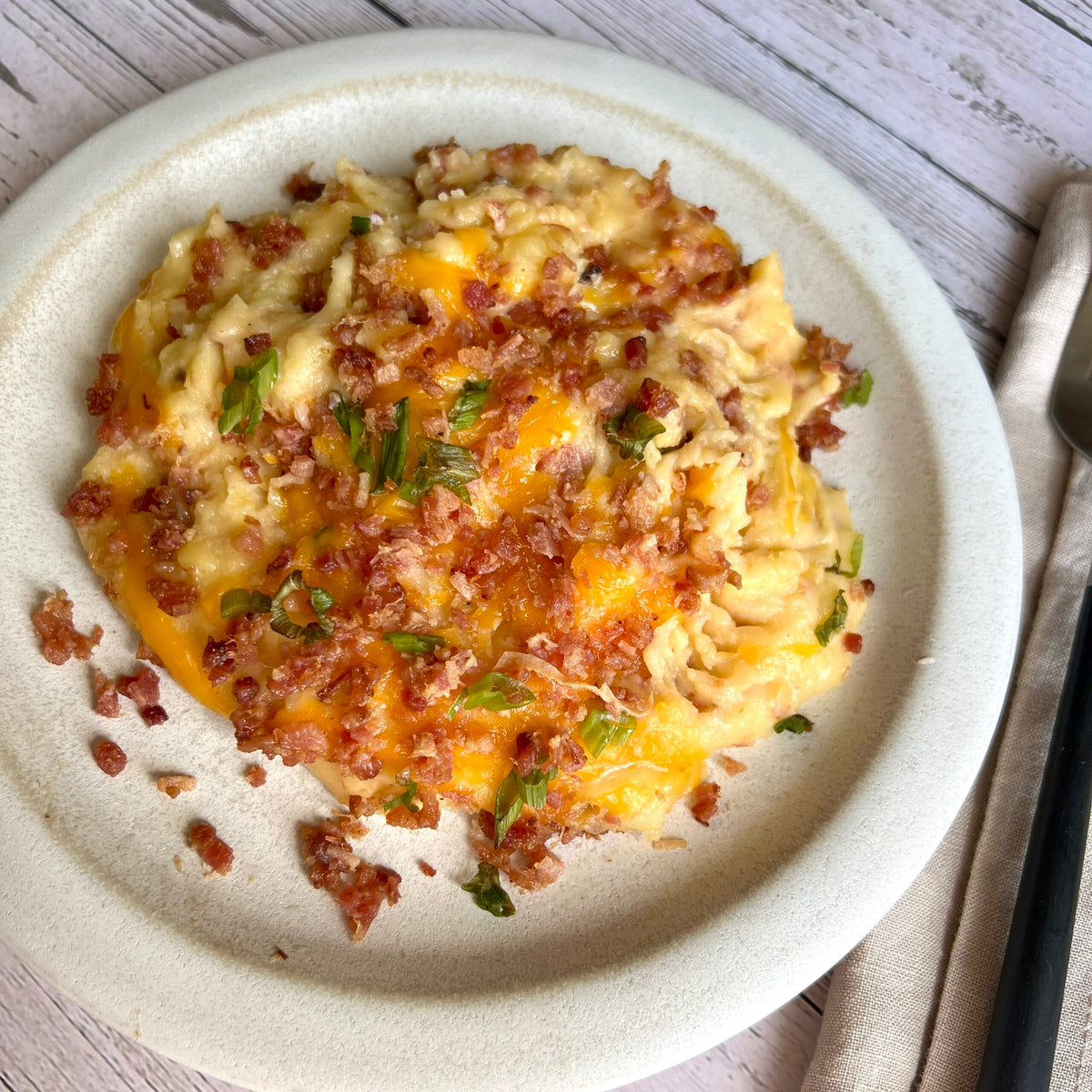 Cheesy Bacon Mashed Potatoes