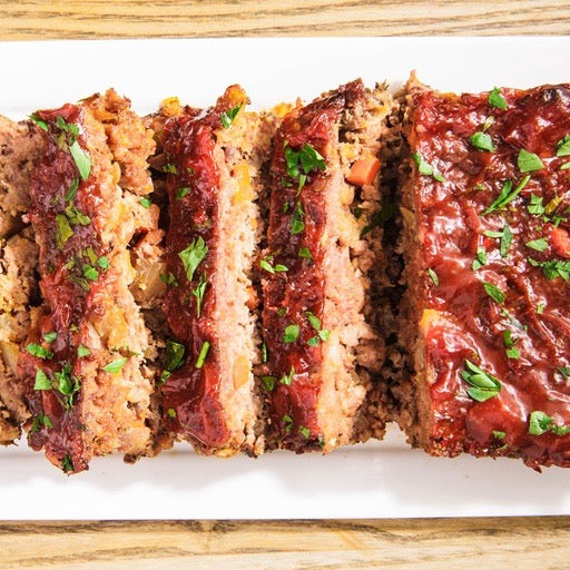 Mom's Savory Turkey Meatloaf with Marinara Sauce