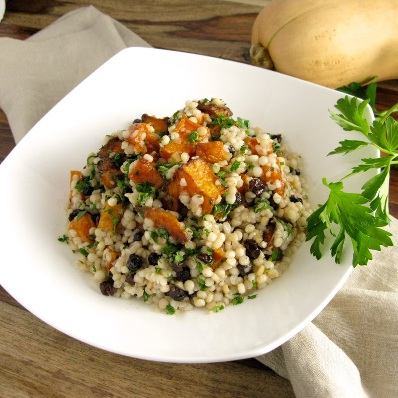 Israeli Couscous with Roasted Butternut Squash