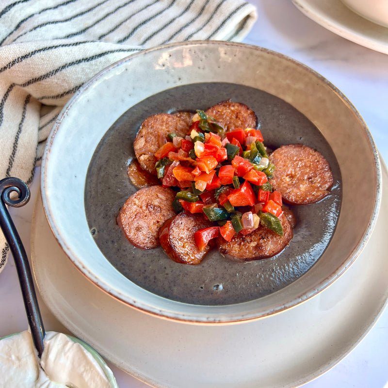 Black Bean Soup with Andouille Sausage