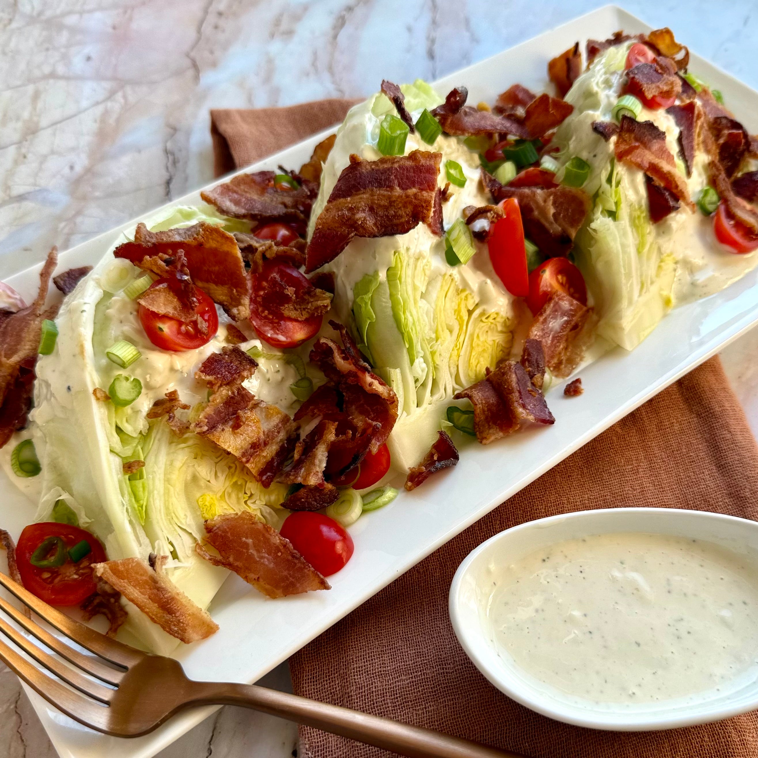 Bacon Iceberg Wedge Salad