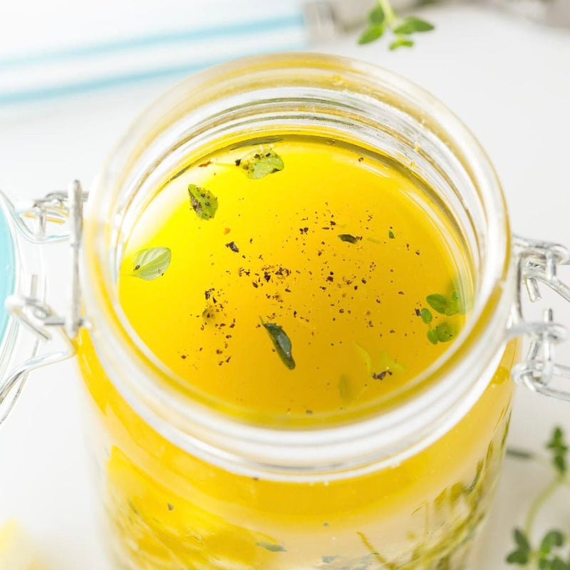 Walnut Oil Dressing with Fresh Thyme and Tarragon