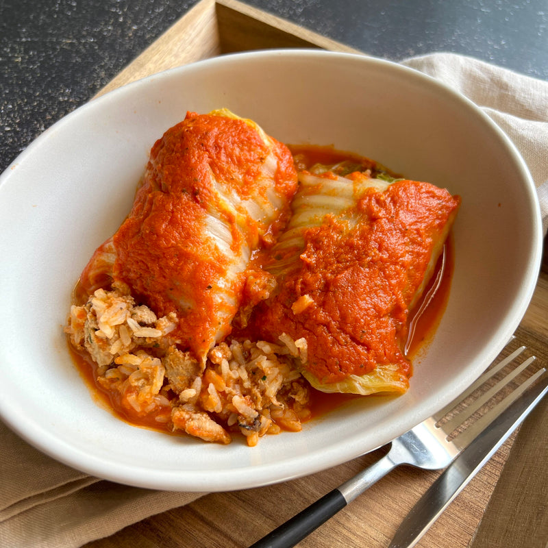 Stuffed Cabbage with Turkey