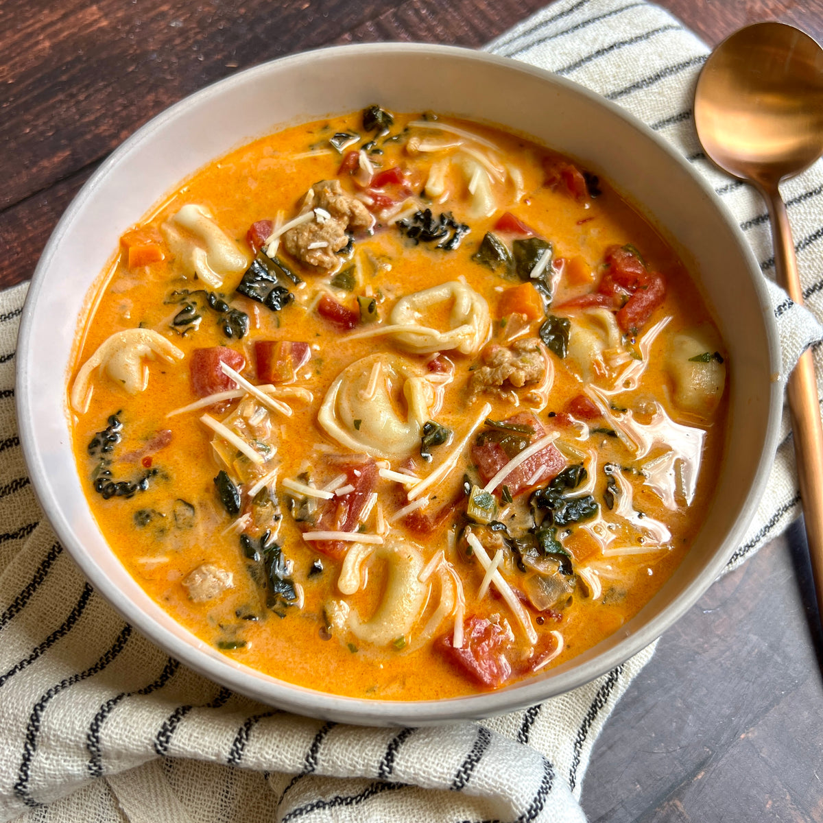 Marry Me Tortellini Soup with Italian Sausage