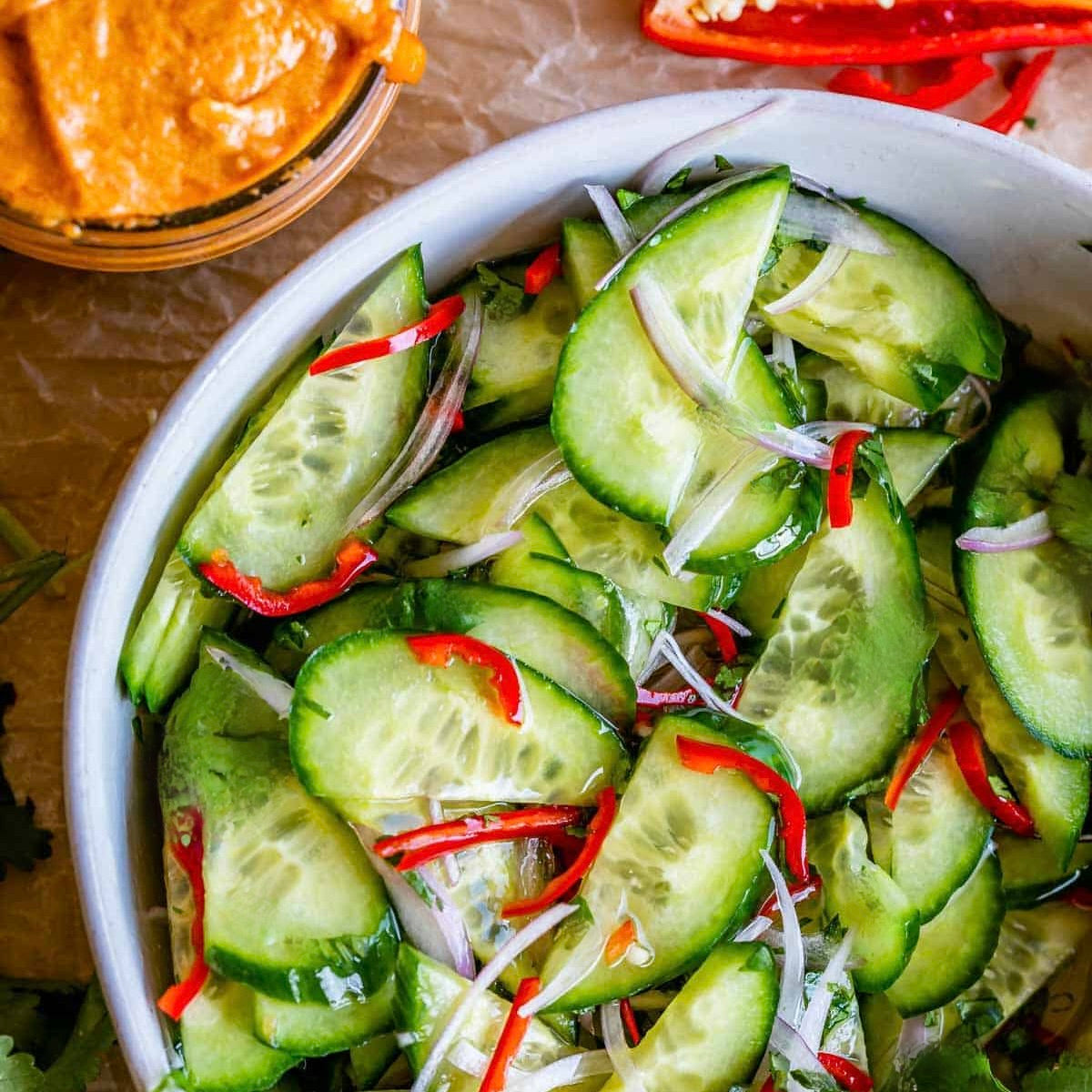 Satay-Style Cucumber Salad
