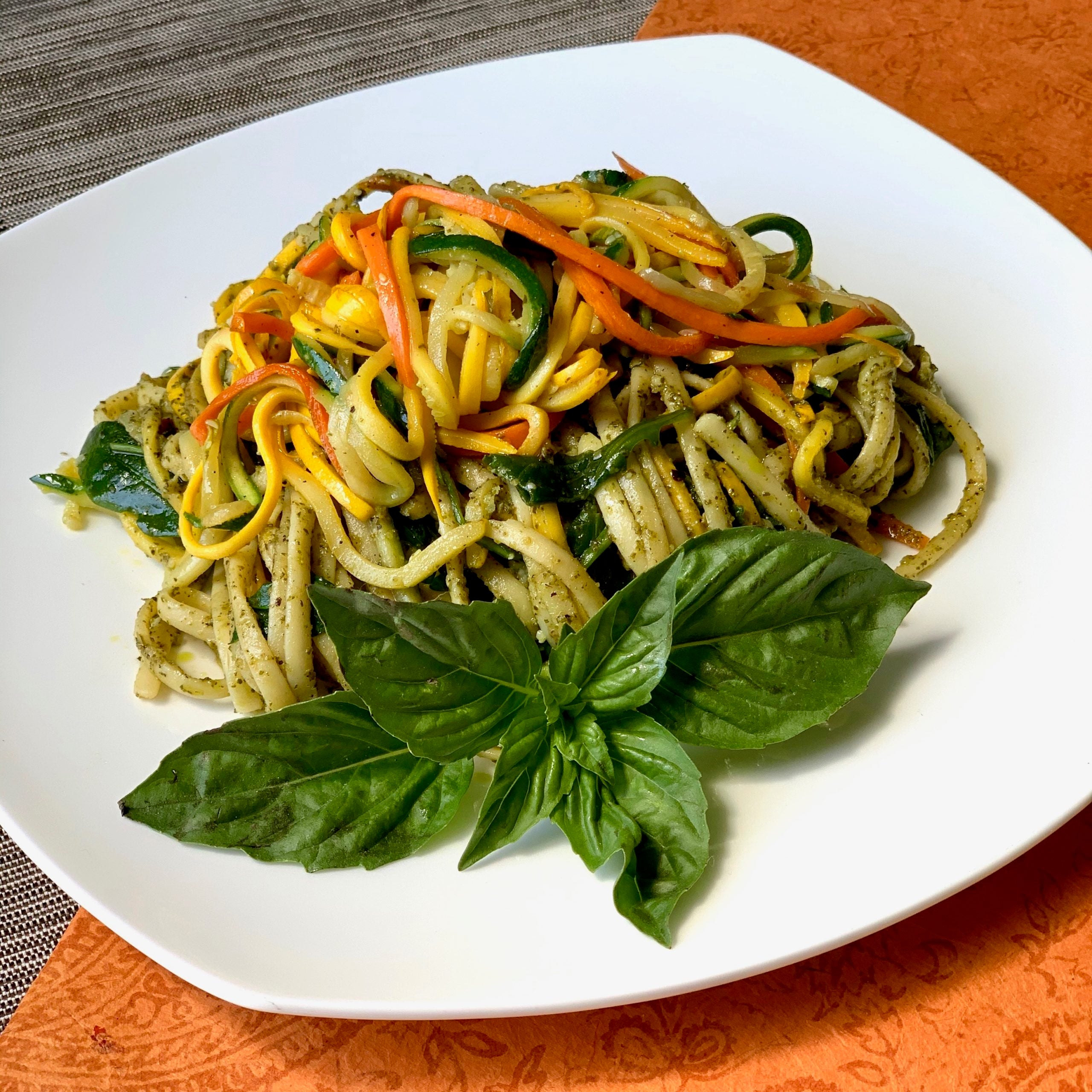 Pesto Spaghetti Primavera