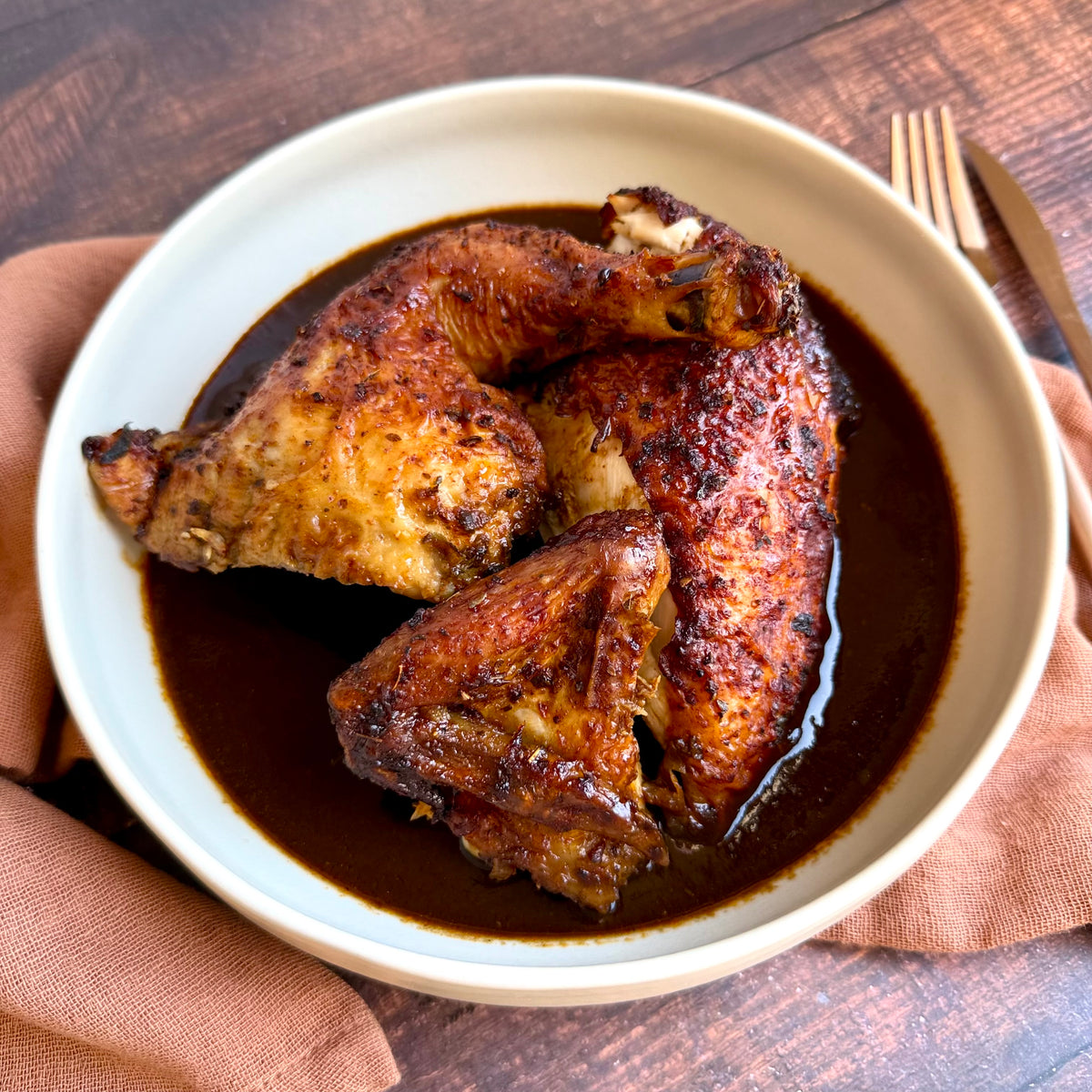 Roast Chicken with Oaxacan Mole