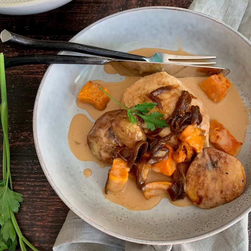 Chicken in Mustard Shallot Sauce