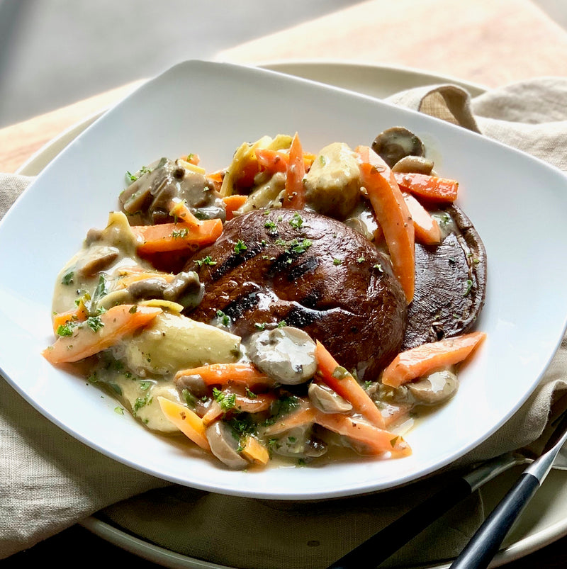 Portobello Mushroom Fricassee