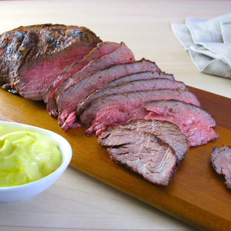 Grilled Tri-Tip with Roasted Garlic Aioli