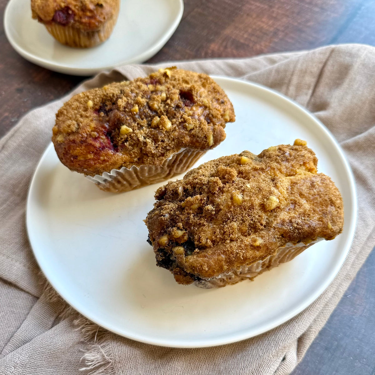 Duo of Blueberry and Cranberry Mini Coffee Cakes
