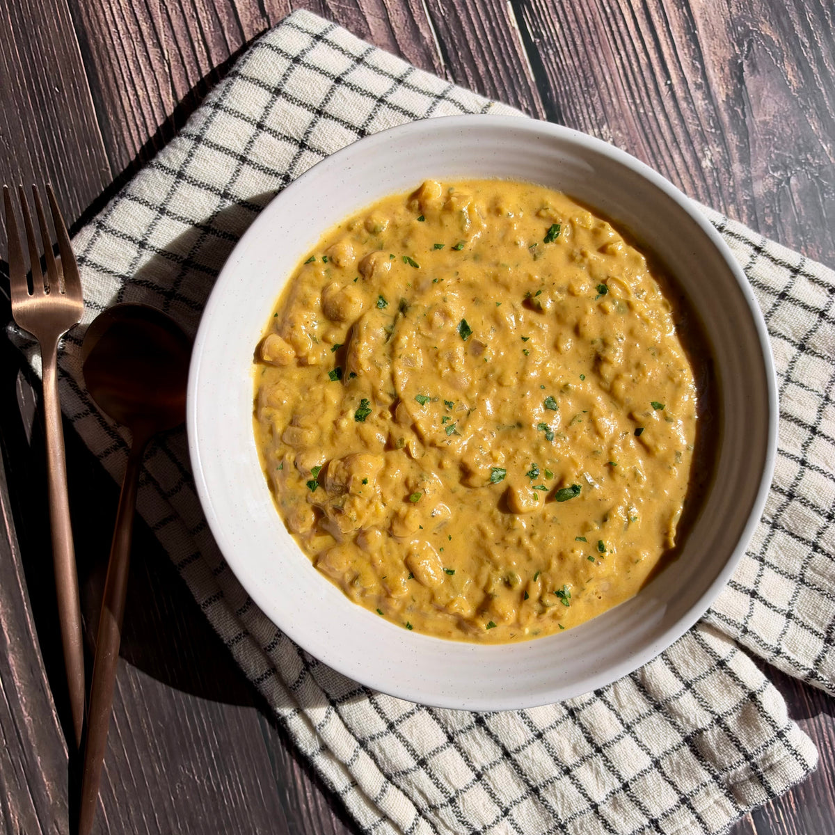Coconut Curry Chickpeas with Pumpkin