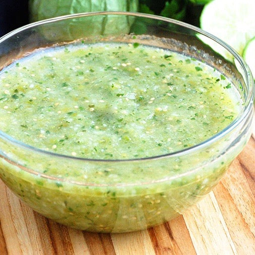 Grilled Tomatillo Salsa Verde