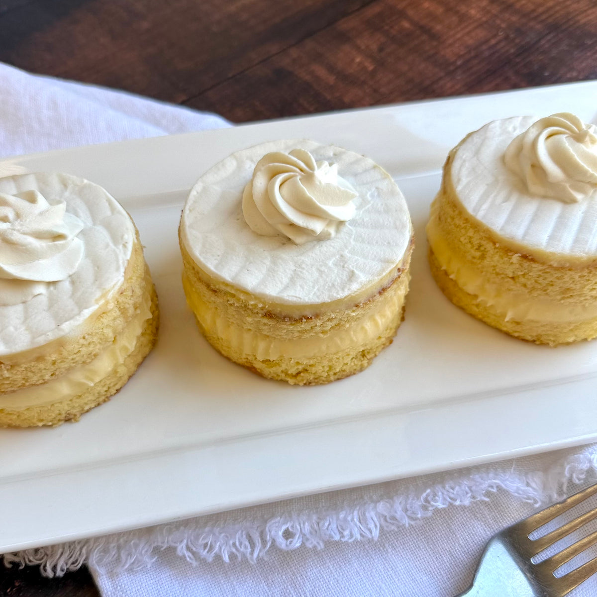 Trio of Tres Leche Tortes