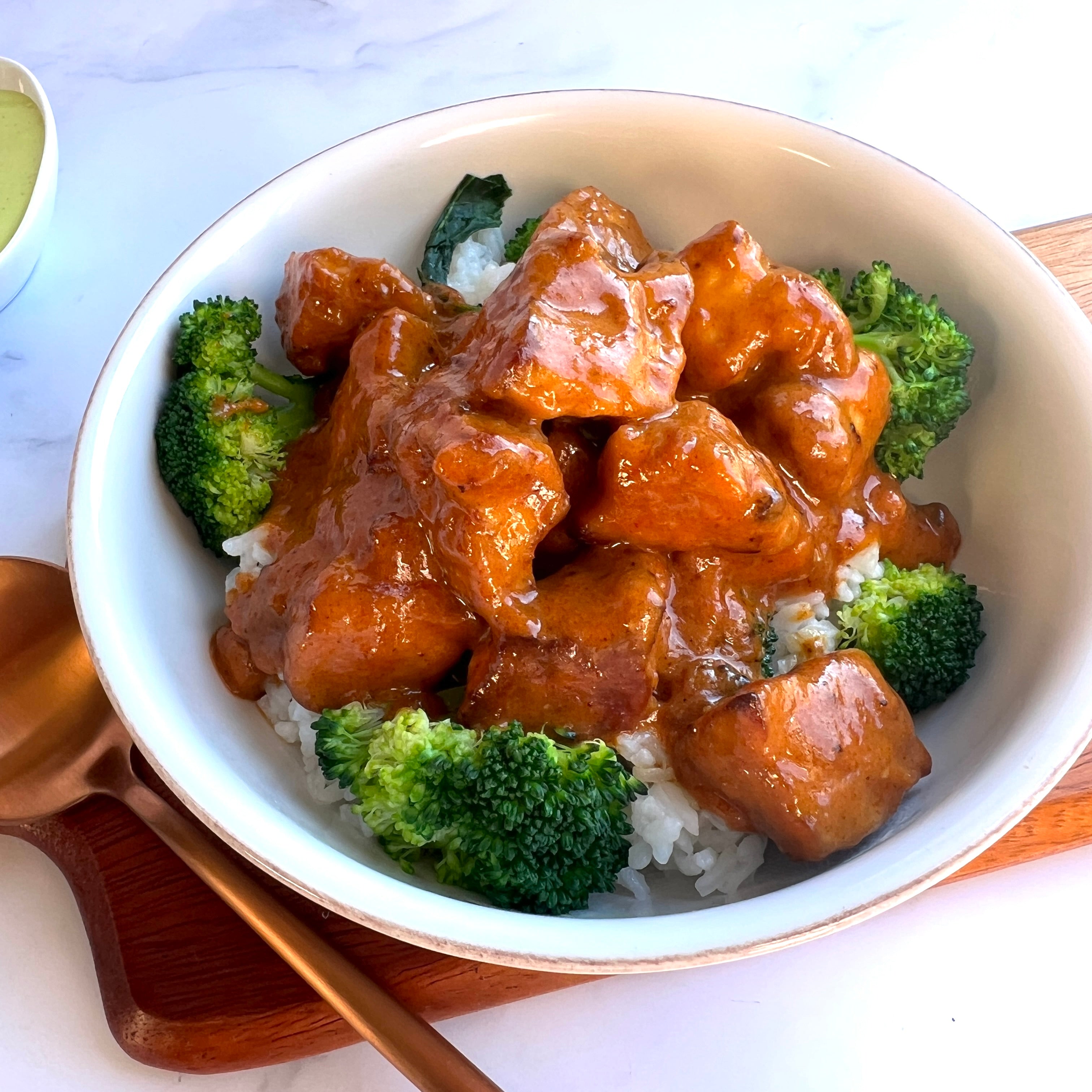 Coconut Gochujang Glazed Tofu