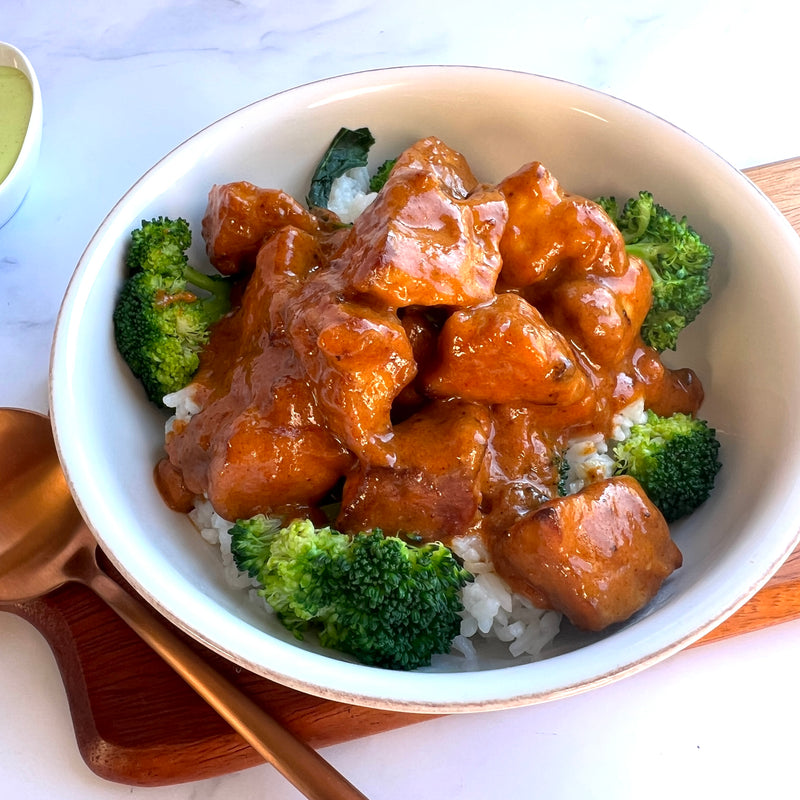 Coconut Gochujang Glazed Tofu